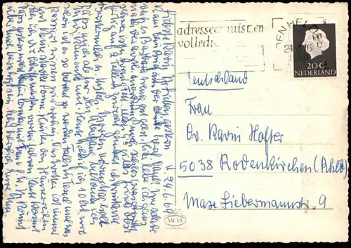 ÄLTERE POSTKARTE DEN HELDER STATION BAHNHOF NEDERLANDSE SPOORWEGEN Nederland Holland gare Ansichtskarte AK cpa postcard