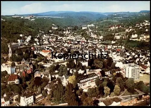 ÄLTERE POSTKARTE VALLENDAR PANORAMA NEUROLOGISCHE KLINIK WALTER POPPELREUTER HAUS HEERSTRASSE Ansichtskarte AK postcard