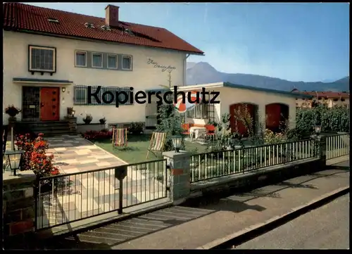 ÄLTERE POSTKARTE OBERSTDORF HAUS CHRISTA MARIA BESITZER ERICH MAUSE GERBERSTRASSE 12 ALLGÄU Ansichtskarte cpa postcard