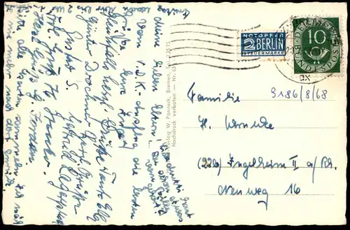 ÄLTERE POSTKARTE GRUSS AUS MARKTREDWITZ FICHTELGEBIRGE SCHWIMMBAD STADTBILD UNTERER OBERER MARKT BAYERN AK cpa postcard