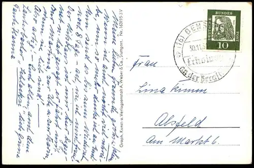 ALTE POSTKARTE BENSHEIM DENKMAL FRAU VON BELSEN FRAA VUN BENSEM MITTERLE SCHUH WERKSTÄTTEN Ansichtskarte AK cpa postcard