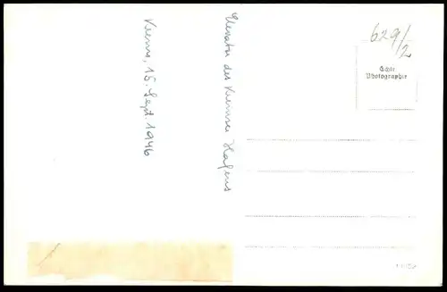 ALTE FOTO POSTKARTE KREMS AN DER DONAU ELEVATOR IM KREMSER HAFEN 1946 Niederösterreich Österreich postcard cpa photo