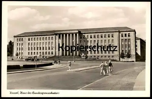 ALTE POSTKARTE KASSEL HAUS DES BUNDESGRENZSCHUTZES BUNDESGRENZSCHUTZ Grenzschutz Bund Behörde Ansichtskarte cpa postcard