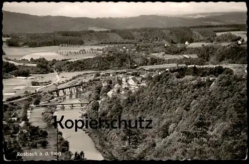 ÄLTERE POSTKARTE ROSBACH AN DER SIEG PANORAMA TOTALANSICHT GESAMTANSICHT WINDECK Ansichtskarte AK cpa postcard