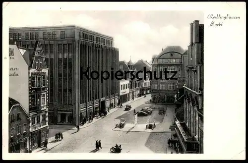 ALTE POSTKARTE RECKLINGHAUSEN MARKT Ansichtskarte cpa AK postcard