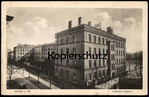 ALTE POSTKARTE BONN AM RHEIN INFANTERIE KASERNE Militär Militärkaserne casern Ansichtskarte AK cpa postcard