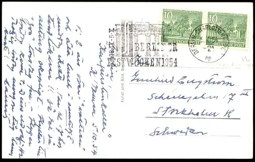 ALTE POSTKARTE BERLIN LUFTBRÜCKEN DENKMAL FLUGHAFEN TEMPELHOF FLUGZEUG FLIEGER Flugplatz airport Ansichtskarte postcard