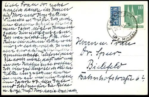 ALTE POSTKARTE ECKARDTSHEIM BEI BIELEFELD THEKOA SENNESTADT Wilhelmsdorf Bethel Tekoa AK Ansichtskarte cpa postccard