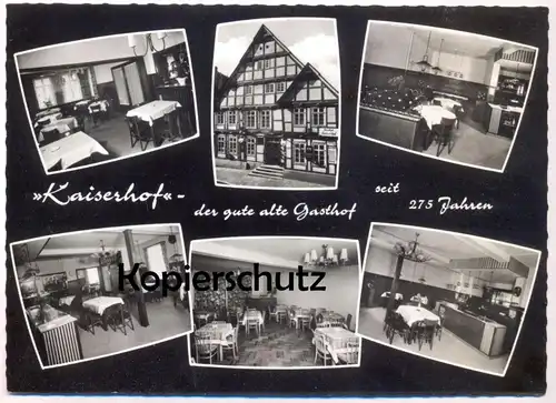 ÄLTERE POSTKARTE BLOMBERG IN LIPPE KAISERHOF DER GUTE ALTE GASTHOF SEIT 275 JAHREN BITBURGER Ansichtskarte cpa postcard