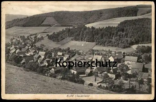 ALTE POSTKARTE ELPE SAUERLAND PANORAMA GESAMTANSICHT OLSBERG Ansichtskarte cpa AK postcard