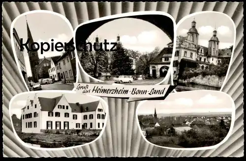 ÄLTERE POSTKARTE GRUSS AUS HEIMERZHEIM BONN LAND MICHAEL LETHERT HAUSRAT GESCHENKE KIRCHSTRASSE SWISTTAL Ansichtskarte