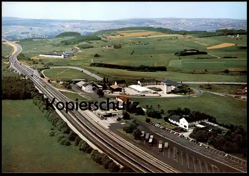 ÄLTERE POSTKARTE AUTOBAHN-RASTHAUS MONTABAUR RASTHOF AUTOHOF RASTSTÄTTE ZUBRINGER highway motorway autoroute postcard AK