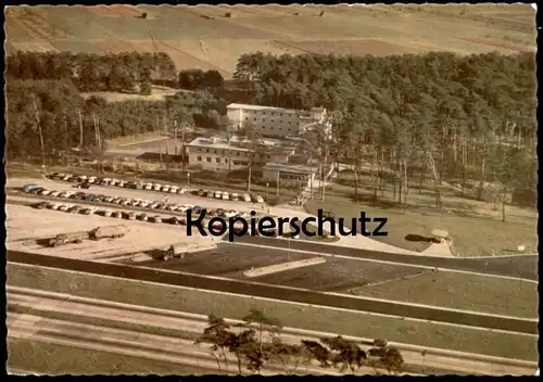 ÄLTERE POSTKARTE AUTOBAHN-HOTEL PFUNGSTADT BEI DARMSTADT RASTHAUS RASTHOF AUTOHOF RASTSTÄTTE highway motorway autoroute