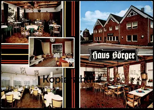 ÄLTERE POSTKARTE DAVENSBERG BEZ. MÜNSTER GASTWIRTSCHAFT HAUS BÖRGER WILHELM & ELISABETH ELVERING ASCHEBERG Ansichtskarte