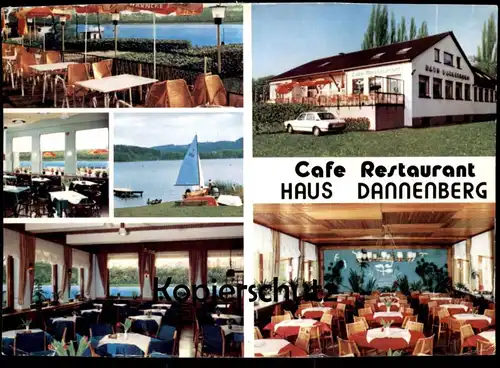 ÄLTERE POSTKARTE ESSEN CAFÉ RESTAURANT HAUS DANNENBERG INH. FAMILIE KÖRZEL Ansichtskarte AK postcard cpa