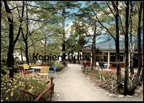 ÄLTERE POSTKARTE BORNHEIM ROISDORF GARTENRESTAURANT HEIMATBLICK FAMILIE KEMPF BEI BONN IM VORGEBIRGE Ansichtskarte cpa