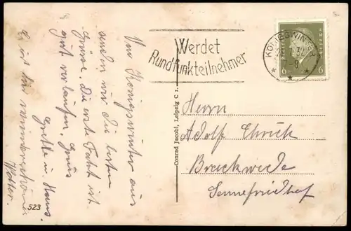 ALTE POSTKARTE KÖNIGSWINTER AM RHEIN MIT DRACHENFELS SCHIFF DAMPFER Steam Ship Steamer Rhein Rhine Rhin Rijn AK postcard