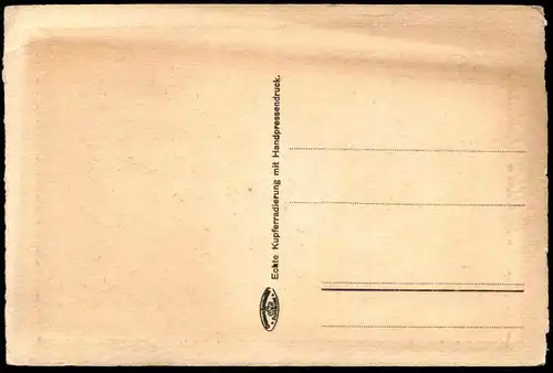 ALTE KÜNSTLER POSTKARTE WÜRZBURG RADIERUNG HAUS ZUM FALKEN KUPFERRADIERUNG HANDPRESSENDRUCK Ansichtskarte cpa postcard