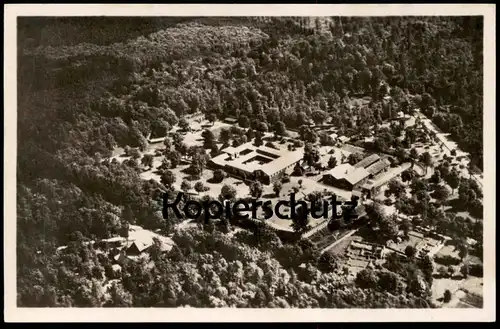 ALTE POSTKARTE RÖMER-KASTELL SAALBURG BAD HOMBURG FLIEGERAUFNAHME PANORAMA LUFTBILD Ansichtskarte postcard AK cpa