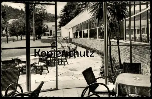ÄLTERE POSTKARTE BAD WILDUNGEN PARKCAFÉ CAFÉ PARK 60er Jahre Architektur Ansichtskarte AK cpa postcard