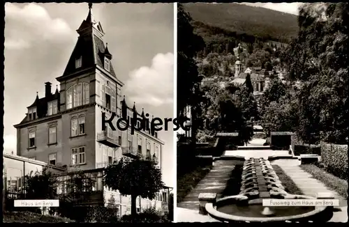 ÄLTERE POSTKARTE BADEN-BADEN CHRISTLICHES HOSPIZ HAUS AM BERG ERHOLUNGSHEIM DER INNEREN MISSION Ansichtskarte postcard