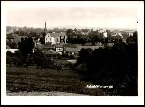 ALTE POSTKARTE ASBACH WESTERWALD PANORAMA GESAMTANSICHT Kreis Neuwied Ansichtskarte AK cpa postcard