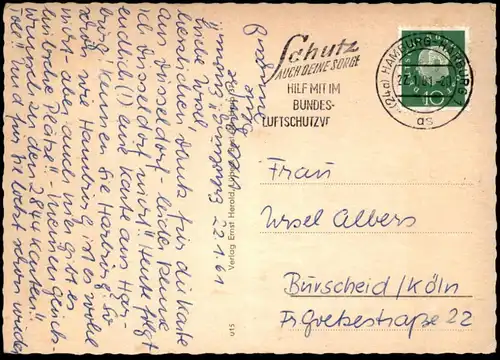 ÄLTERE POSTKARTE GRUSS AUS HAMBURG HARBURG HALLENBAD BREMER STRASSE LÜNEBURGER STRASSE HAFEN ROSENTREPPE Ansichtskarte