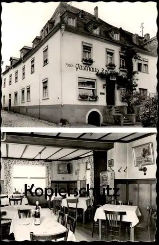 ÄLTERE POSTKARTE GASTHAUS ZEHNTHOF REIL AN DER MOSEL BESITZER J. MÜLLER-NIESEN WEINGUT RUF BULLAY SELEKTA SPIELAUTOMAT