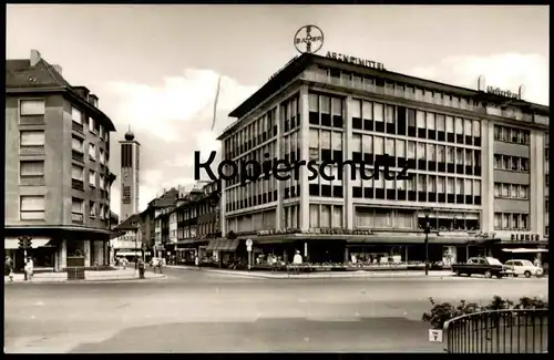 ÄLTERE POSTKARTE KLINGENSTADT SOLINGEN AM UFERGARTEN SCHWANEN APOTHEKE BAYER ARZNEIMITTEL KLOSTERFRAU Ansichtskarte AK