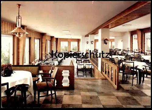 ÄLTERE POSTKARTE HAMELN CAFÉ RESTAURANT KLÜTTURM INNENANSICHT INHABER KARL-HEINZ ADLER Ansichtskarte AK postcard cpa