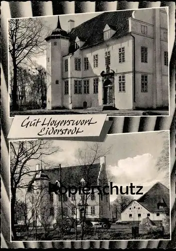 ÄLTERE POSTKARTE GUT HOYERSWORT EIDERSTEDT OLDENSWORT Garding Herrenhaus Villa Ansichtskarte AK cpa postcard