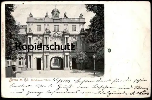 ALTE POSTKARTE BONN KOBLENZER THOR KOBLENZERTOR Koblenzer Tor Ansichtskarte AK cpa postcard