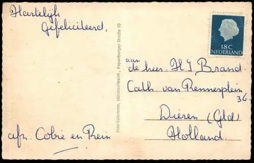 ÄLTERE POSTKARTE GRUSS AUS LUTTEN GEMEINDEHAUS EHRENMAL HAUPTSTRASSE VOLKSSCHULE KIRCHE GOLDENSTEDT IN OLDENBURG AK cpa