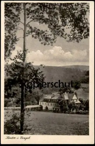 ALTE POSTKARTE LAUTER IM ERZGEBIRGE SACHSEN PANORAMA LAUTER-BERNSBACH Ansichtskarte AK cpa postcard
