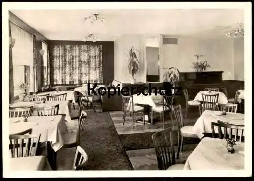 ALTE POSTKARTE KÖNIGSTEIN IM TAUNUS CAFÉ DORN INNENANSICHT BEHAGLICHES FAMILIENKAFFEE MIT KONDITOREI AK Ansichtskarte