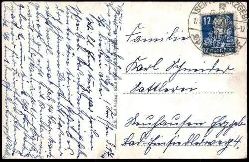 ALTE POSTKARTE HEIDELBERG IM ERZGEBIRGE PANORAMA TOTALANSICHT SEIFFEN SACHSEN Ansichtskarte AK postcard cpa