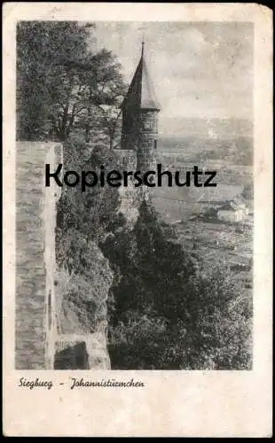 ALTE POSTKARTE SIEGBURG JOHANNISTÜRMCHEN TURM ABTEI MICHAELSBERG Ansichtskarte postcard cpa AK