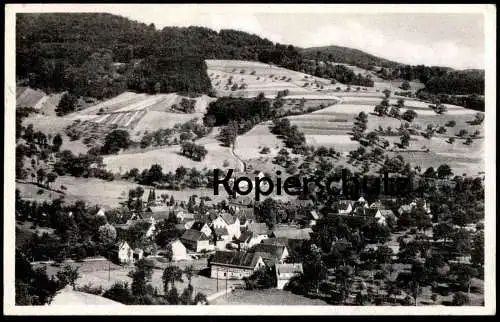 ALTE POSTKARTE SCHLIERBACH ODENWALD PANORAMA GASTHAUS UND PENSION ZUM RÖMISCHEN KAISER Ansichtskarte AK cpa postcard