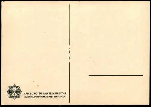 ALTE POSTKARTE REISE DAMPFER M.S. MONTE SARMIENTO KRAFT DURCH FREUDE SPEISENFOLGE EIDFJORD NORGE NORWAY SHIP SCHIFF AK