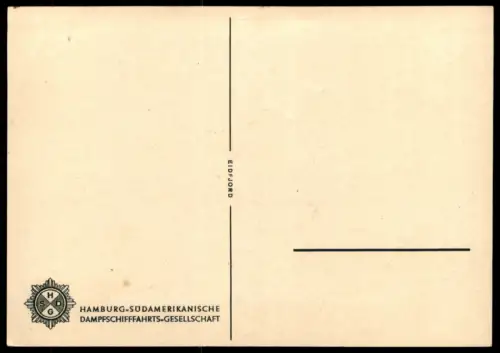 ALTE POSTKARTE REISE DAMPFER M.S. MONTE SARMIENTO KRAFT DURCH FREUDE SPEISENFOLGE EIDFJORD NORGE NORWAY SHIP SCHIFF AK