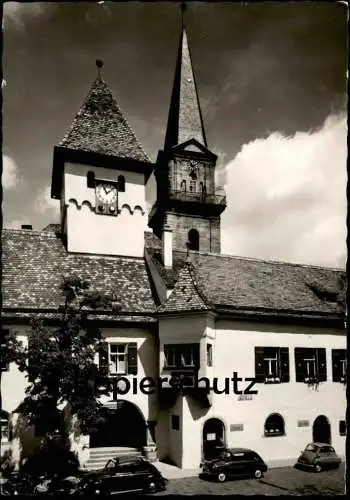 ÄLTERE POSTKARTE MARKTREDWITZ FICHTELGEBIRGE ALTES RATHAUS VW KÄFER VOLKSWAGEN BMW ISETTA BAYERN AK cpa postcard