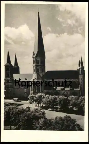 ALTE POSTKARTE BONN AM RHEIN BONNER MÜNSTER KIRCHE FOTO CLEMENS church église Ansichtskarte postcard AK cpa