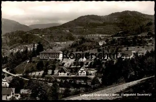 ÄLTERE POSTKARTE LUFTKURORT OTTENHÖFEN IM SCHWARZWALD TEILANSICHT SAUERBERG PANORAMA Ansichtskarte AK cpa postcard