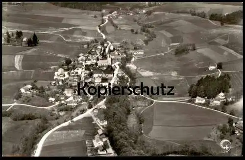 ALTE POSTKARTE ST. WOLFGANG OBERBAYERN LUFTBILD BAYERISCHER FLUGDIENST HANS BERTRAM MÜNCHEN BAYERN LANDKREIS ERDING AK