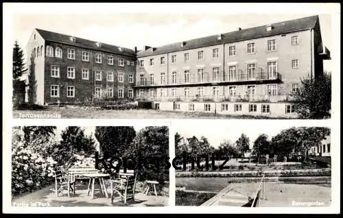 ALTE POSTKARTE OBERPLEIS KONSTANTIA HAUS KÖNIGSWINTER BRIEFMARKE FROSCHKÖNIG GEBRÜDER GRIMM FROSCH frog stamp postcard