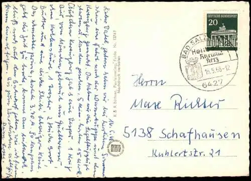 ÄLTERE POSTKARTE RHÖN WASSERKUPPE BERG DER SEGELFLIEGER FLIEGER SEGELFLUGZEUG STARTWINDE WINDE MODELLFLUGZEUG postcard