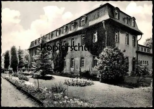 ÄLTERE POSTKARTE FLERZHEIM ÜBER RHEINBACH ST. ANTONIUS KIRCHE HAUPTGEBÄUDE BLICK VOM EINGANGSTOR Ansichtskarte postcard