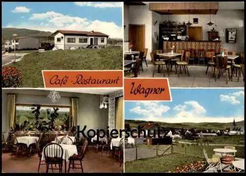 ÄLTERE POSTKARTE LEUN HESSEN CAFÉ RESTAURANT MAIR LUISE WAGNER AUTOMAT SPIELAUTOMAT Ansichtskarte AK postcard cpa