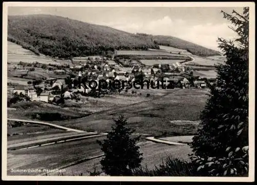 ALTE POSTKARTE SOMMERFRISCHE HESSELBACH PANORAMA WITTGENSTEIN BAD LAASPHE Ansichtskarte AK cpa postcard