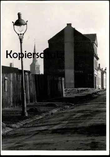 ÄLTERE REPRO POSTKARTE STRASSE IN OBERHAUSEN 1932 ALBERT RENGER-PATZSCH REPRODUKTION LAMPE AK postcard Ansichtskarte